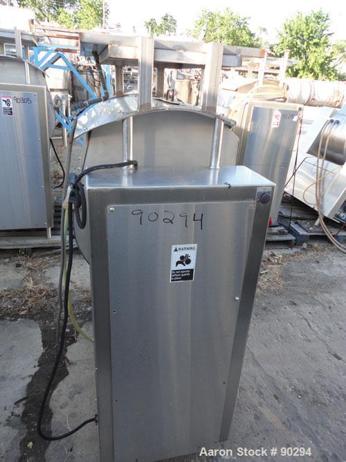 Used Stainless Steel Magna High Speed Single Arm Mixer, Model 50H-4C1, approximate 10 gallon/50 pound working capacity