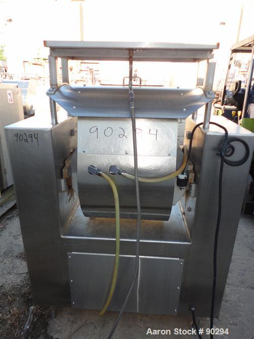 Used Stainless Steel Magna High Speed Single Arm Mixer, Model 50H-4C1, approximate 10 gallon/50 pound working capacity