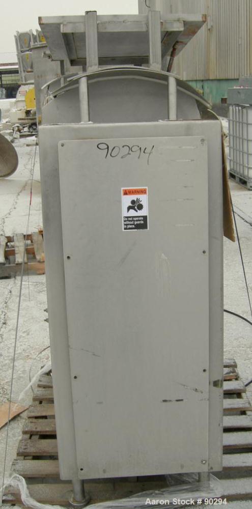 Used Stainless Steel Magna High Speed Single Arm Mixer, Model 50H-4C1, approximate 10 gallon/50 pound working capacity