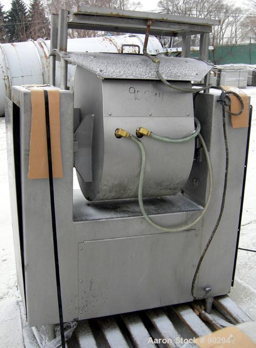 Used Stainless Steel Magna High Speed Single Arm Mixer, Model 50H-4C1, approximate 10 gallon/50 pound working capacity