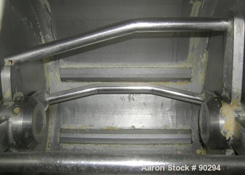 Used Stainless Steel Magna High Speed Single Arm Mixer, Model 50H-4C1, approximate 10 gallon/50 pound working capacity