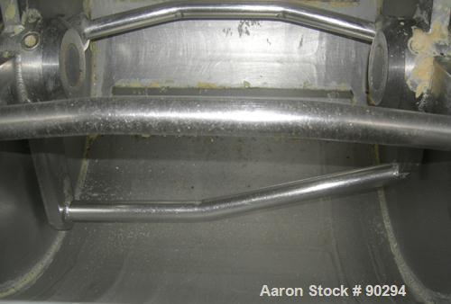 Used Stainless Steel Magna High Speed Single Arm Mixer, Model 50H-4C1, approximate 10 gallon/50 pound working capacity