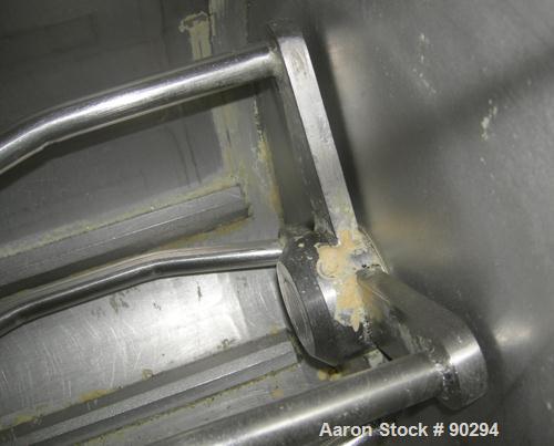 Used Stainless Steel Magna High Speed Single Arm Mixer, Model 50H-4C1, approximate 10 gallon/50 pound working capacity