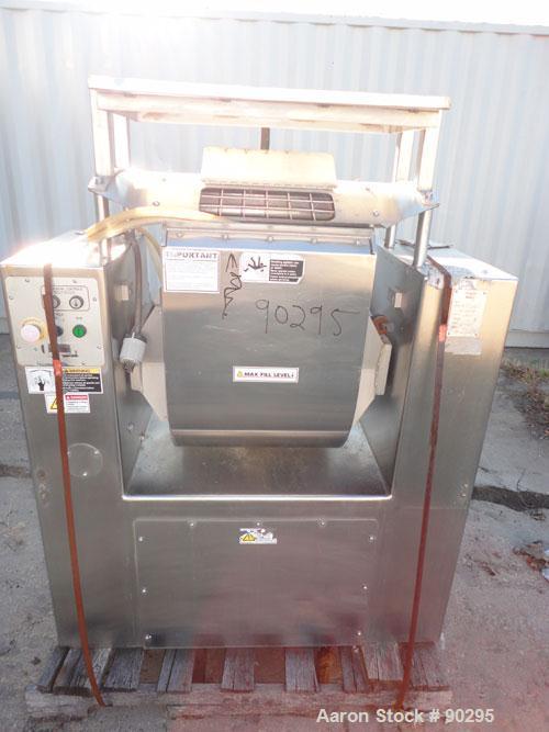Used Stainless Steel Magna High Speed Single Arm Mixer, Model 50H-4C1, Approximate 10 gallon/50 pound working capacity