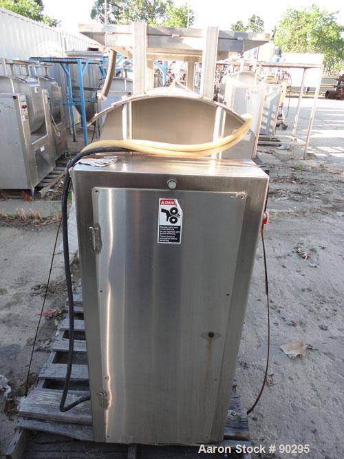 Used Stainless Steel Magna High Speed Single Arm Mixer, Model 50H-4C1, Approximate 10 gallon/50 pound working capacity