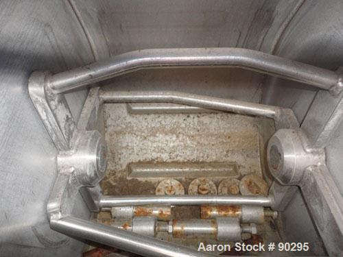 Used Stainless Steel Magna High Speed Single Arm Mixer, Model 50H-4C1, Approximate 10 gallon/50 pound working capacity