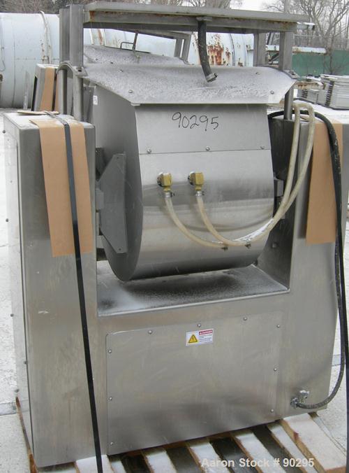 Used Stainless Steel Magna High Speed Single Arm Mixer, Model 50H-4C1, Approximate 10 gallon/50 pound working capacity