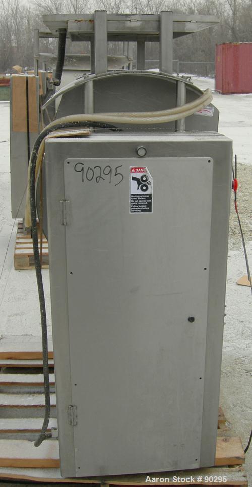 Used Stainless Steel Magna High Speed Single Arm Mixer, Model 50H-4C1, Approximate 10 gallon/50 pound working capacity