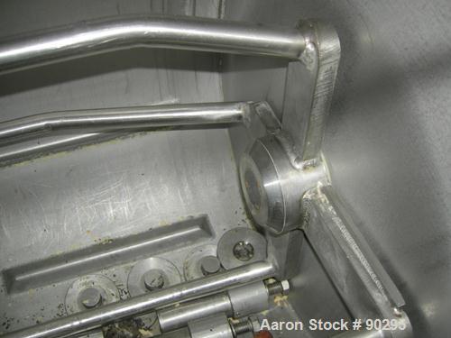 Used Stainless Steel Magna High Speed Single Arm Mixer, Model 50H-4C1, Approximate 10 gallon/50 pound working capacity