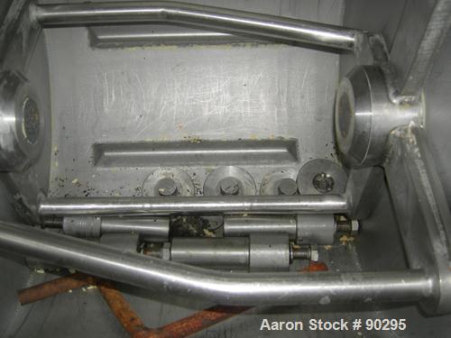 Used Stainless Steel Magna High Speed Single Arm Mixer, Model 50H-4C1, Approximate 10 gallon/50 pound working capacity