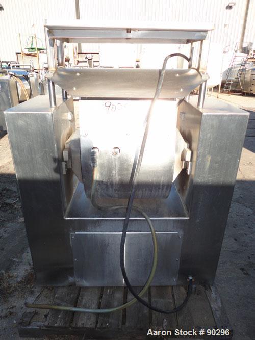 Used Stainless Steel Magna High Speed Single Arm Mixer, Model 50H-4C1, approximate 10 gallon/50 pound working capacity