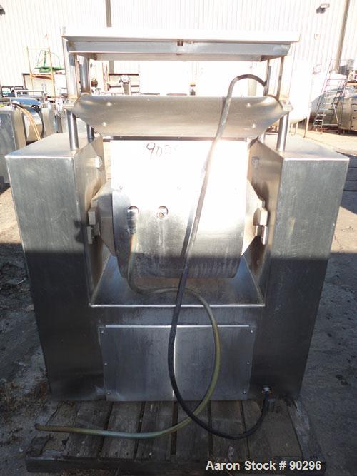 Used- Stainless Steel Magna High Speed Single Arm Mixer, Model 50H-4C1, approximate 10 gallon/50 pound working capacity