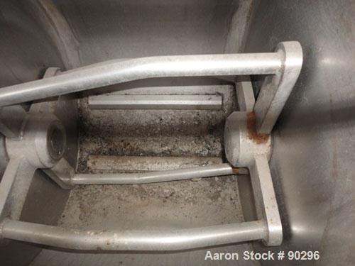 Used Stainless Steel Magna High Speed Single Arm Mixer, Model 50H-4C1, approximate 10 gallon/50 pound working capacity