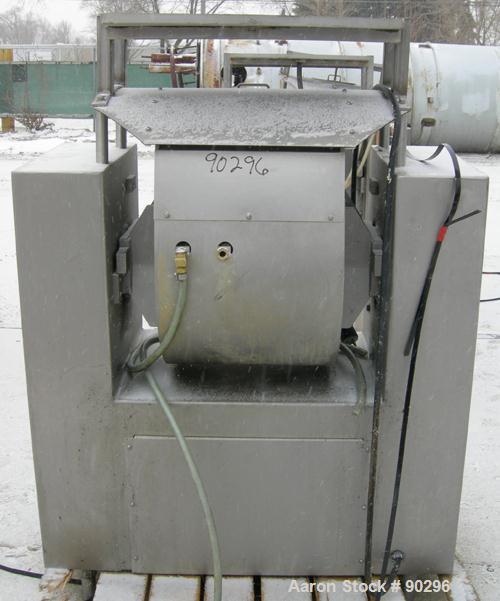 Used Stainless Steel Magna High Speed Single Arm Mixer, Model 50H-4C1, approximate 10 gallon/50 pound working capacity