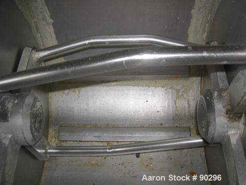 Used Stainless Steel Magna High Speed Single Arm Mixer, Model 50H-4C1, approximate 10 gallon/50 pound working capacity