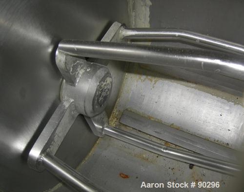 Used Stainless Steel Magna High Speed Single Arm Mixer, Model 50H-4C1, approximate 10 gallon/50 pound working capacity