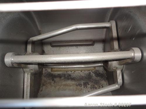 Used Stainless Steel Magna High Speed Single Arm Mixer, Model 50H-4C1, approximate 10 gallon/50 pound working capacity