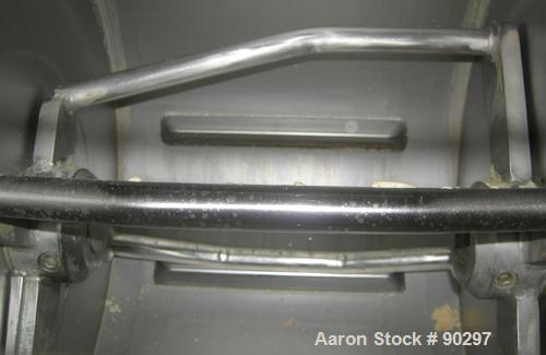 Used Stainless Steel Magna High Speed Single Arm Mixer, Model 50H-4C1, approximate 10 gallon/50 pound working capacity