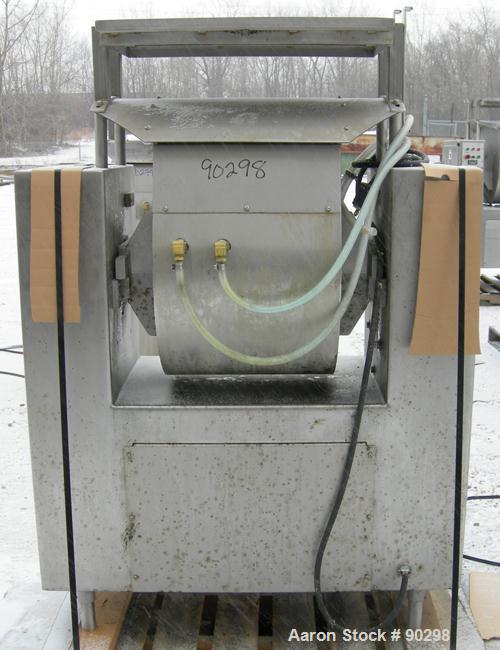 Used Stainless Steel Magna High Speed Single Arm Mixer, Model 50H-4C1, approximate 10 gallon/50 pound working capacity