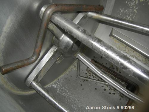 Used Stainless Steel Magna High Speed Single Arm Mixer, Model 50H-4C1, approximate 10 gallon/50 pound working capacity