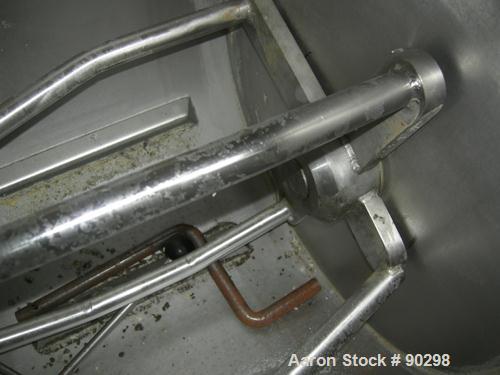 Used Stainless Steel Magna High Speed Single Arm Mixer, Model 50H-4C1, approximate 10 gallon/50 pound working capacity