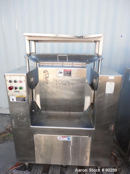 Used Stainless Steel Magna High Speed Single Arm Mixer, Model 50H-4C1, approximate 10 gallon/50 pound working capacity