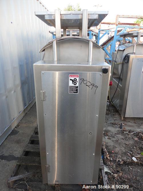 Used Stainless Steel Magna High Speed Single Arm Mixer, Model 50H-4C1, approximate 10 gallon/50 pound working capacity