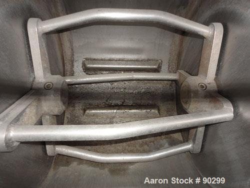 Used Stainless Steel Magna High Speed Single Arm Mixer, Model 50H-4C1, approximate 10 gallon/50 pound working capacity