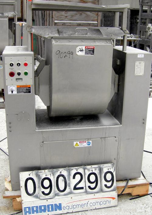 Used Stainless Steel Magna High Speed Single Arm Mixer, Model 50H-4C1, approximate 10 gallon/50 pound working capacity