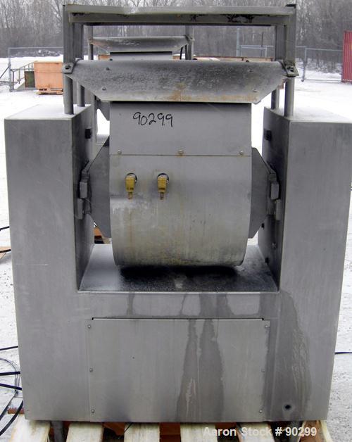 Used Stainless Steel Magna High Speed Single Arm Mixer, Model 50H-4C1, approximate 10 gallon/50 pound working capacity