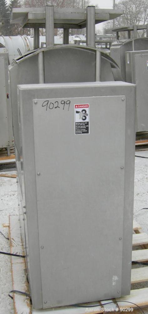 Used Stainless Steel Magna High Speed Single Arm Mixer, Model 50H-4C1, approximate 10 gallon/50 pound working capacity