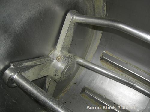 Used Stainless Steel Magna High Speed Single Arm Mixer, Model 50H-4C1, approximate 10 gallon/50 pound working capacity