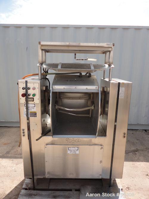 Used Stainless Steel Magna High Speed Single Arm Mixer, Model 50H-4C1, approximate 10 gallon/50 pound working capacity