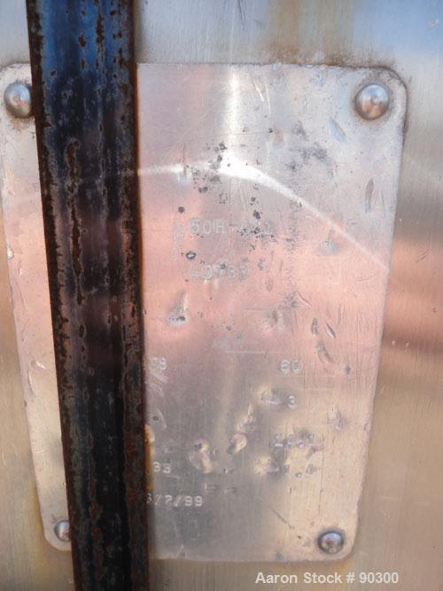 Used Stainless Steel Magna High Speed Single Arm Mixer, Model 50H-4C1, approximate 10 gallon/50 pound working capacity