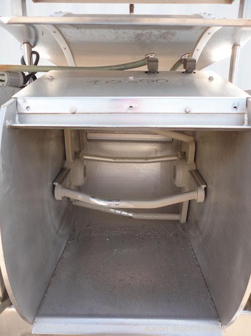 Used Stainless Steel Magna High Speed Single Arm Mixer, Model 50H-4C1, approximate 10 gallon/50 pound working capacity