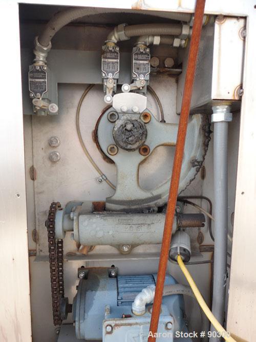 Used Stainless Steel Magna High Speed Single Arm Mixer, Model 50H-4C1, approximate 10 gallon/50 pound working capacity