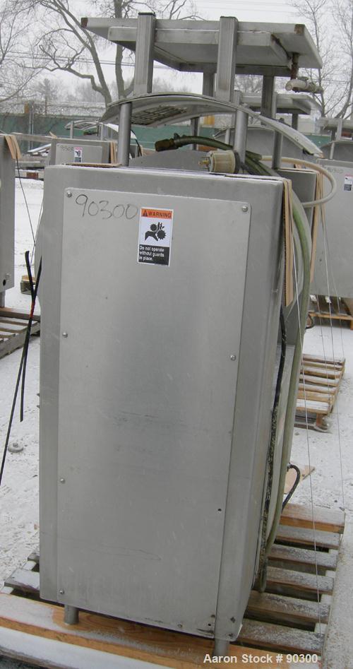 Used Stainless Steel Magna High Speed Single Arm Mixer, Model 50H-4C1, approximate 10 gallon/50 pound working capacity