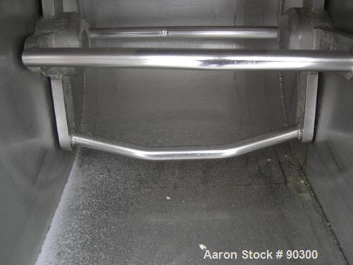 Used Stainless Steel Magna High Speed Single Arm Mixer, Model 50H-4C1, approximate 10 gallon/50 pound working capacity