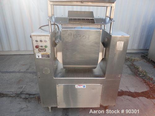 Used Stainless Steel Magna High Speed Single Arm Mixer, Model 50H-4C1, approximate 10 gallon/50 pound working capacity