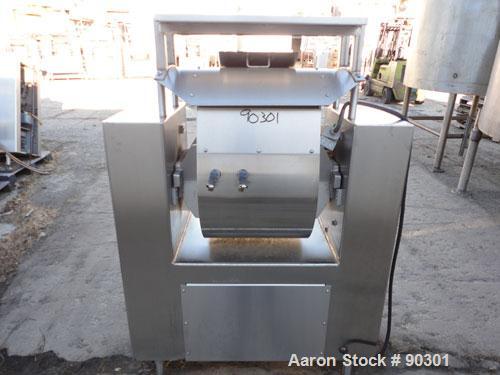 Used Stainless Steel Magna High Speed Single Arm Mixer, Model 50H-4C1, approximate 10 gallon/50 pound working capacity