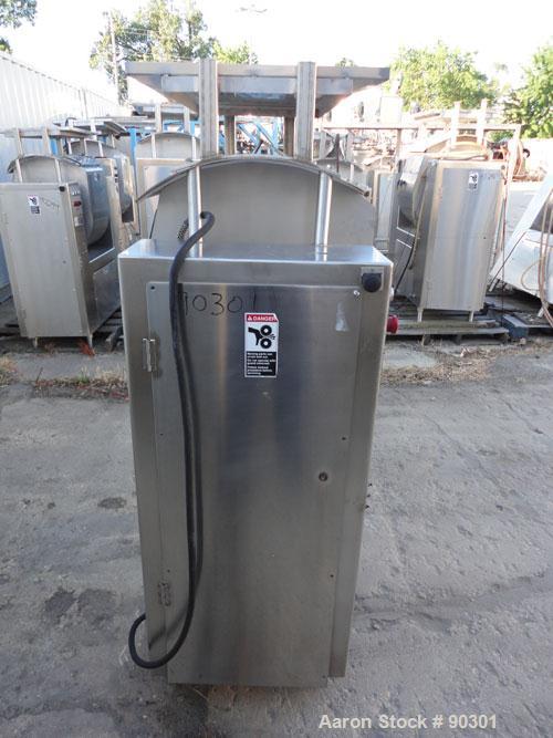 Used Stainless Steel Magna High Speed Single Arm Mixer, Model 50H-4C1, approximate 10 gallon/50 pound working capacity