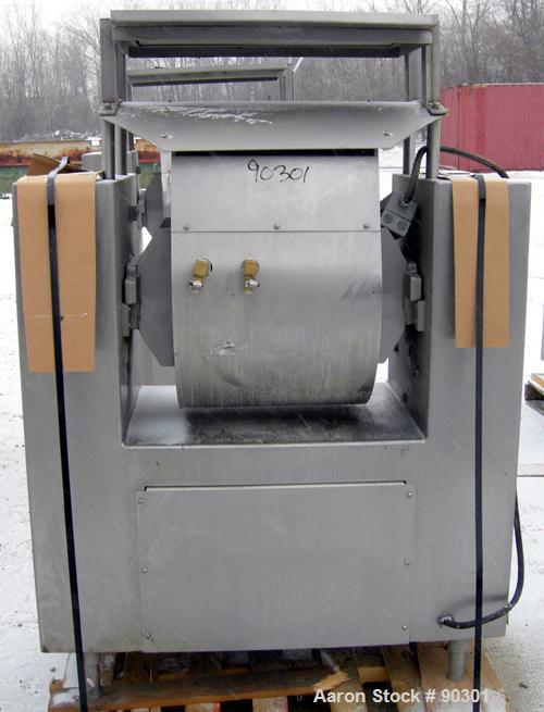 Used Stainless Steel Magna High Speed Single Arm Mixer, Model 50H-4C1, approximate 10 gallon/50 pound working capacity