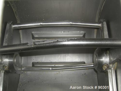 Used Stainless Steel Magna High Speed Single Arm Mixer, Model 50H-4C1, approximate 10 gallon/50 pound working capacity