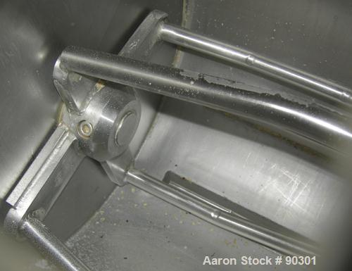 Used Stainless Steel Magna High Speed Single Arm Mixer, Model 50H-4C1, approximate 10 gallon/50 pound working capacity