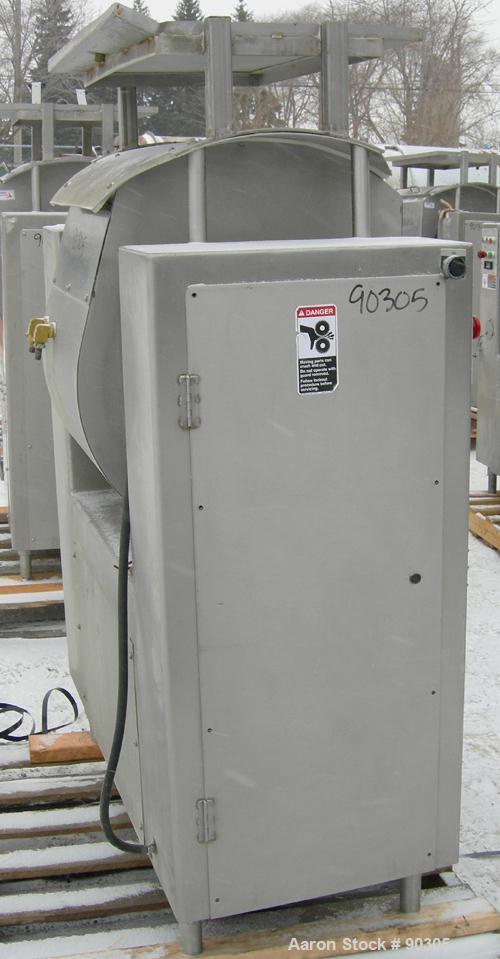Used Stainless Steel Magna High Speed Single Arm Mixer, Model 50H-4C1, approximate 10 gallon/50 pound working capacity