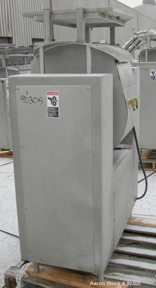 Used Stainless Steel Magna High Speed Single Arm Mixer, Model 50H-4C1, approximate 10 gallon/50 pound working capacity