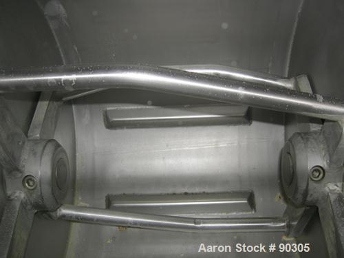 Used Stainless Steel Magna High Speed Single Arm Mixer, Model 50H-4C1, approximate 10 gallon/50 pound working capacity