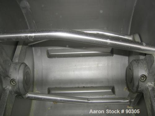 Used- Stainless Steel Magna High Speed Single Arm Mixer, Model 50H-4C1, approximate 10 gallon/50 pound working capacity