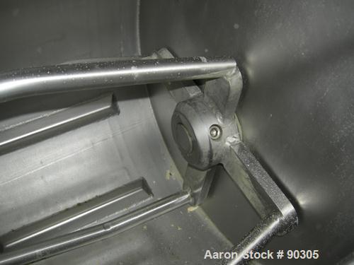 Used Stainless Steel Magna High Speed Single Arm Mixer, Model 50H-4C1, approximate 10 gallon/50 pound working capacity
