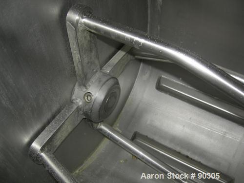 Used- Stainless Steel Magna High Speed Single Arm Mixer, Model 50H-4C1, approximate 10 gallon/50 pound working capacity